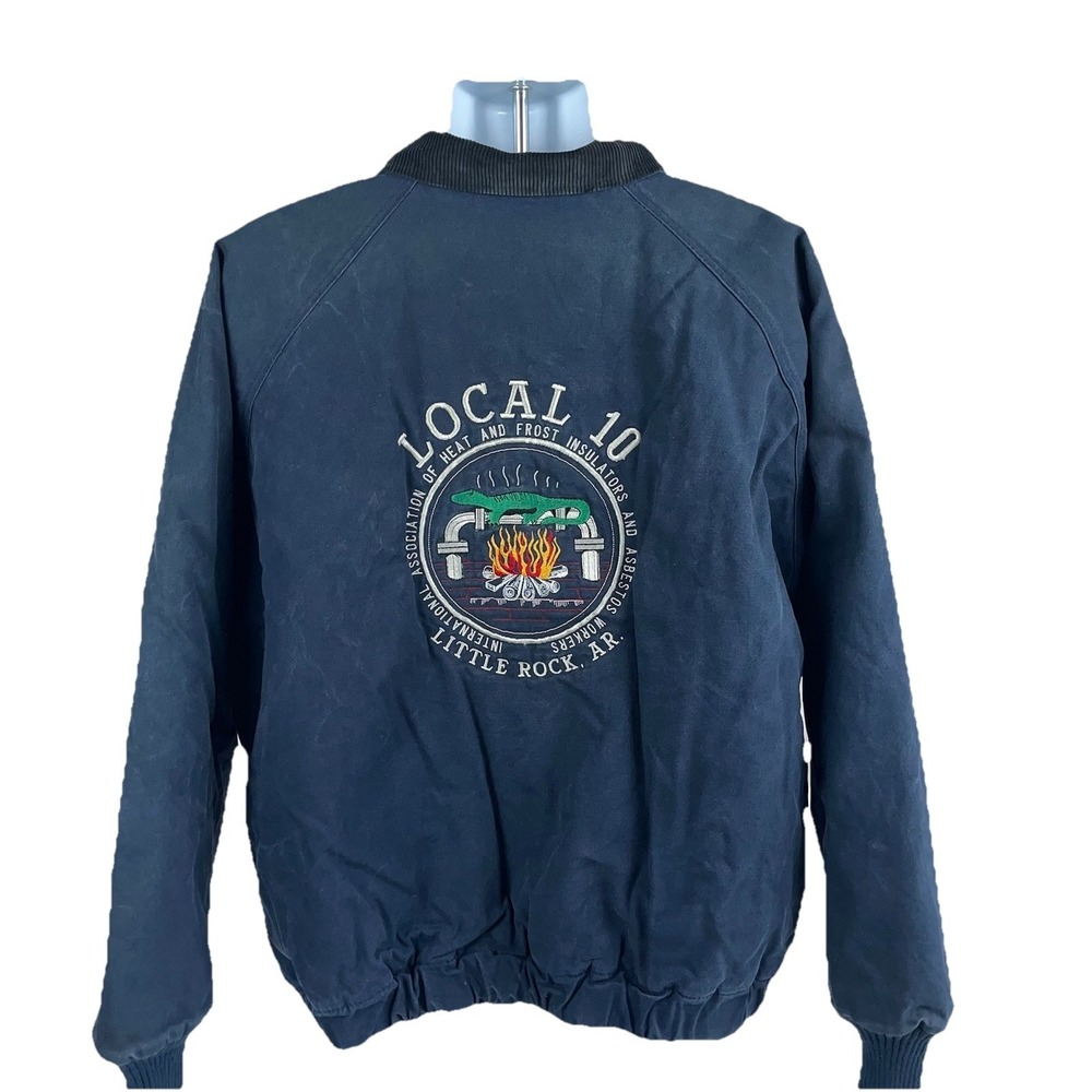 Local 10 Little Rock Arkansas Union Coat XL Heat & Frost Insulators VTG Walls